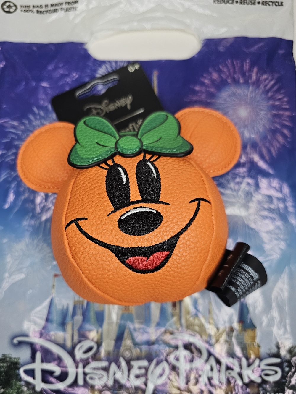 Minnie Mouse Pumpkin Bag Charm